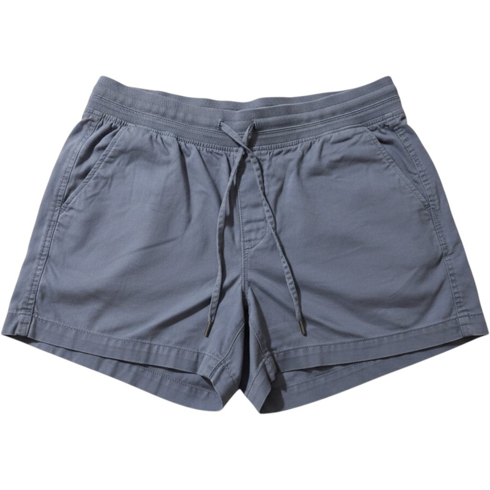 Orvis Shorts Womens Large Blue Cotton Lyocell Drawstring Utility 1752052